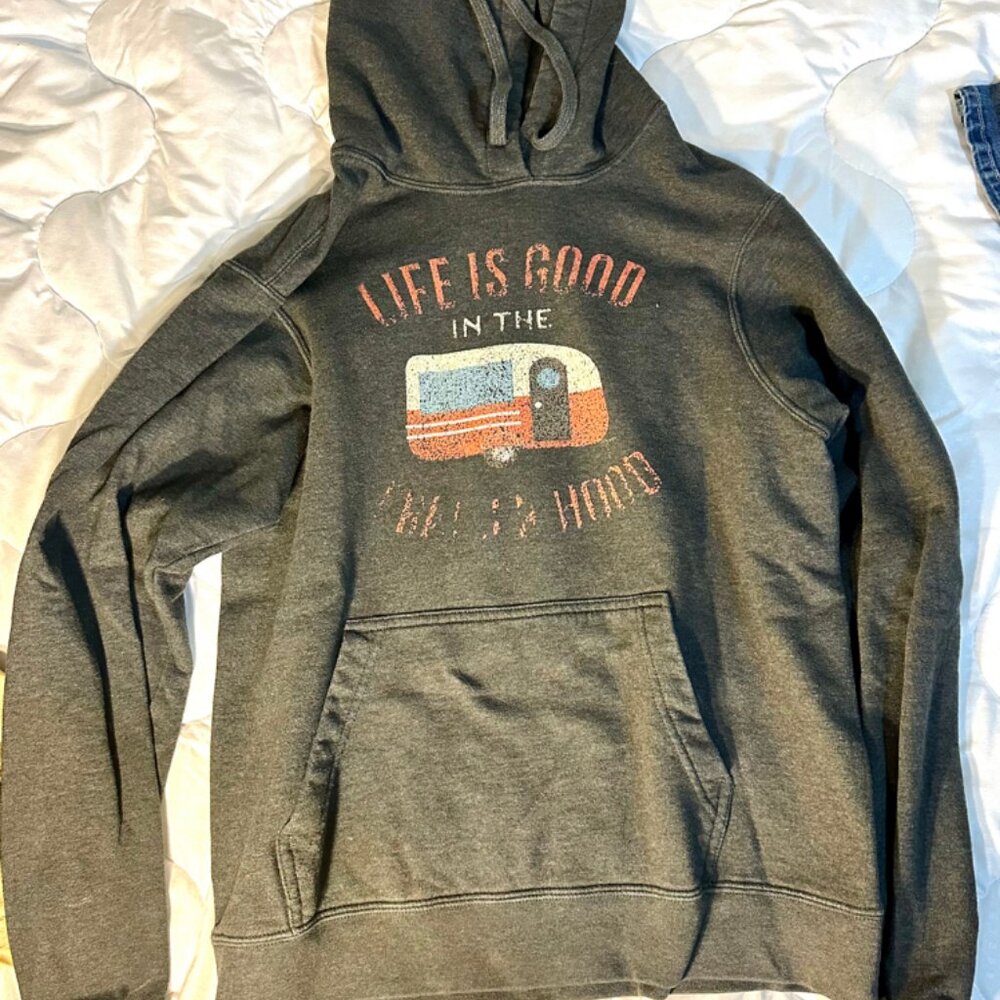 Life is good in the trailer hood Size Small Adult